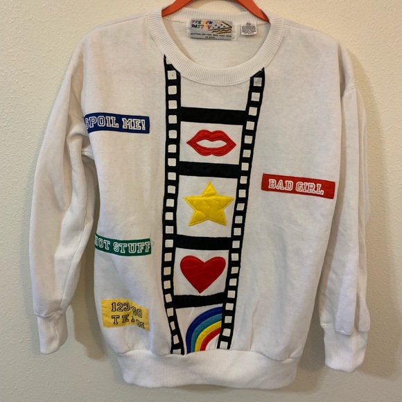Vintage Tops - Vintage film strip sweatshirt Vintage Tops - Vintage film strip sweatshirt